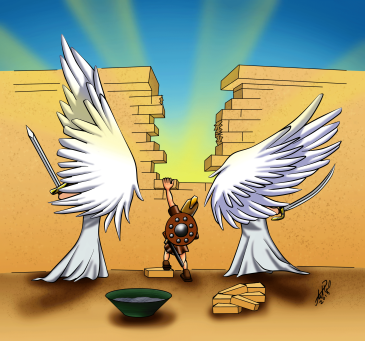 Intercessão - ilustração da série Avulsas (Arthur Phillip em guedart.wordpress.com) Intercessão - ilustração da série Avulsas (Arthur Phillip em guedart.wordpress.com)