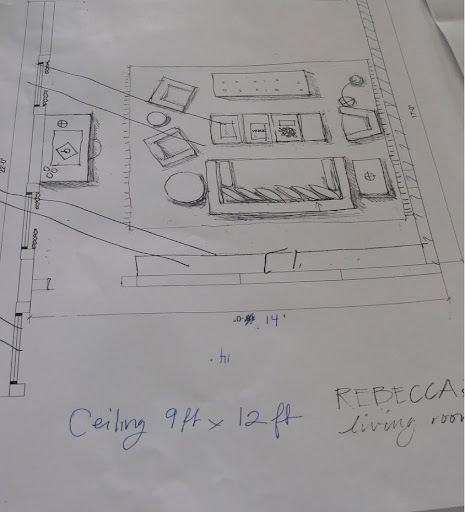 This is Rebecca's floor plan