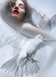 Girl And Doves