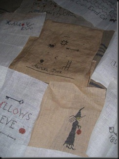 unfinished cross stitch,