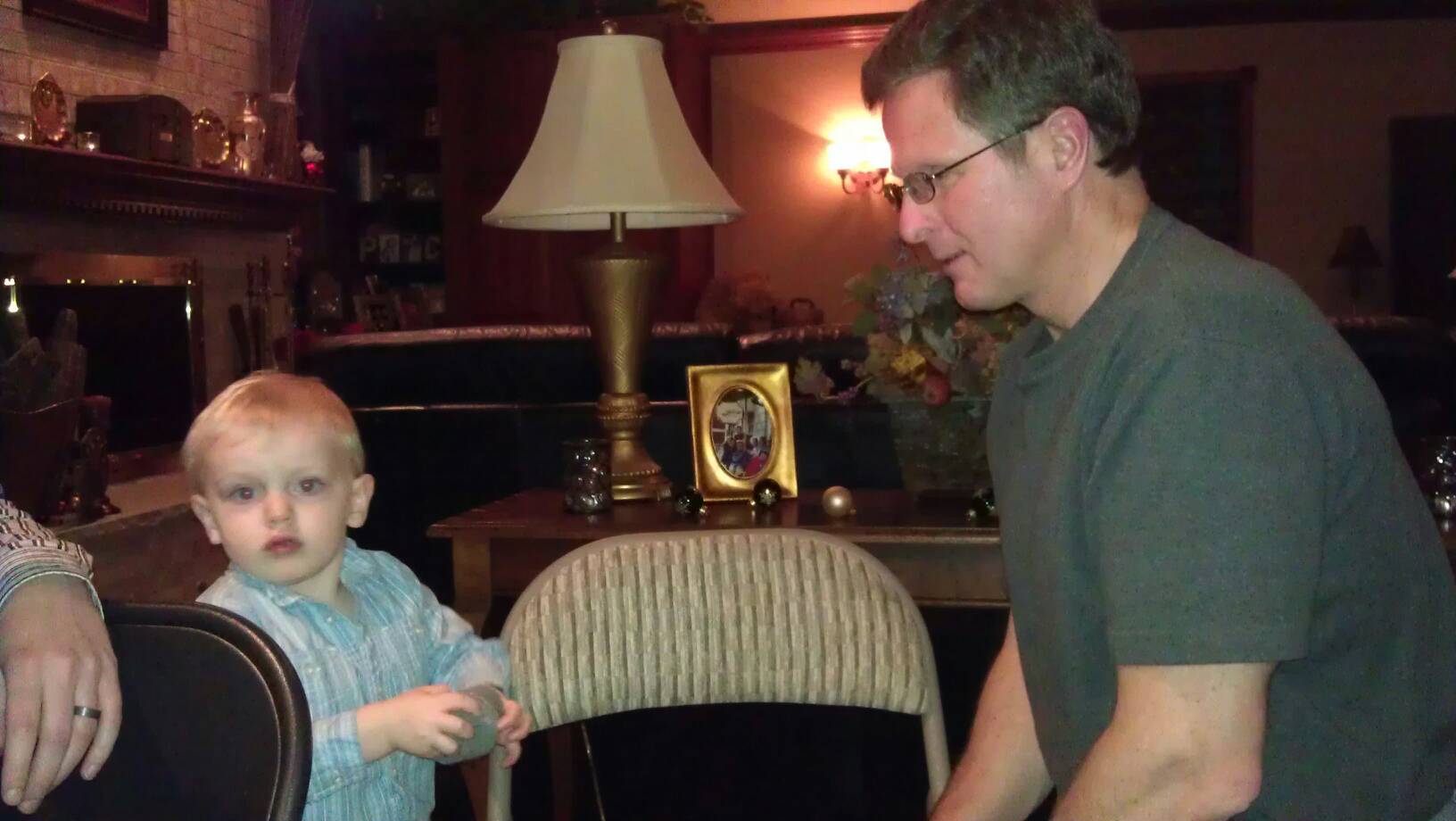 With uncle Jim