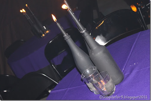 purple candle sticks