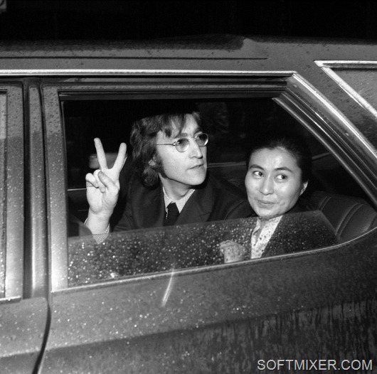 John Lennon and Yoko Ono 1972