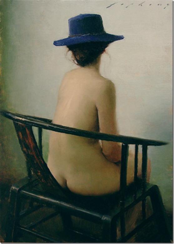 Blue Hat_18x12