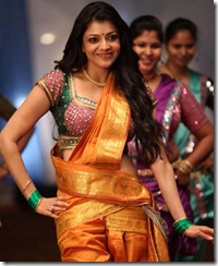 Kajal Agarwal Latest Hot Photos in Saree, Kajal Agarwal Hot Navel cleavage show pictures