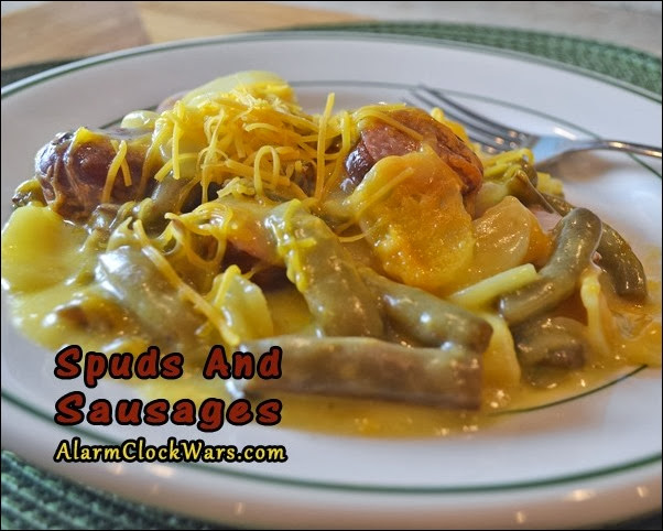 spuds and sausages spuds and sausages