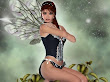 Magic Fairy And A Star In Sky