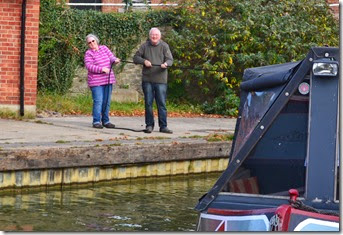 1 Herbie mooring at Cropredy waterpoint 1 Herbie mooring at Cropredy waterpoint