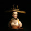 An excellent Salvador Dali; Bustro retrospectivo de mujer