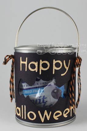 Mini Halloween Candy Pail 1a