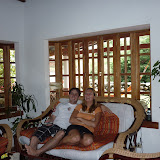 Boquete hostel living room