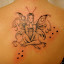 Tatouages - Visage- fée-croix