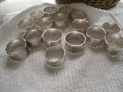 I mean, who needs napkin rings when they can be melted down and turned into beautiful new silver collars?