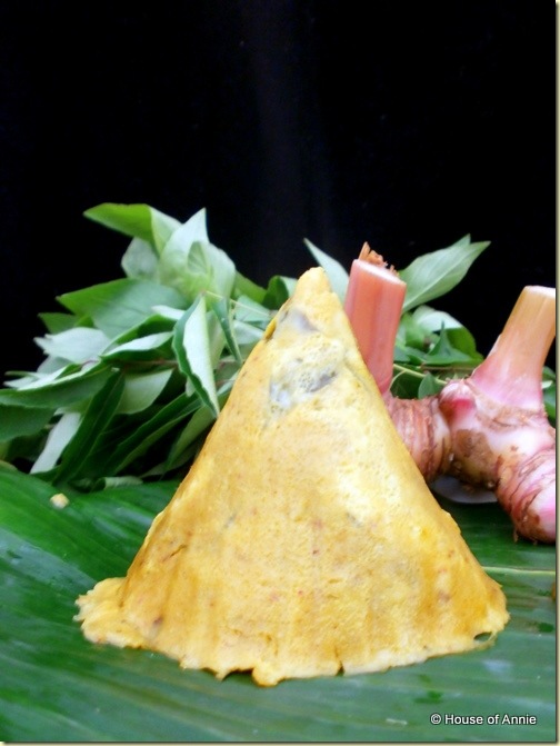 Finished steamed otak-otak