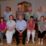 Winners of the June Bank Holiday Event (Sonsored by Joe Mc Cann Menswear) Front Row L-R. Ann Mc Kiernan, Meg leahy, Ann Barry, Joe Mc Cann, Ger Lowry, Deirdre Moylan, Clodagh Lynch; Back Row: Eamon Mc Cafferty, John Scanlon, Padraig Hackett; Liam Farrell