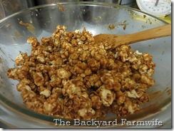 dark chocolate salted caramel popcorn - The Backyard Farmwife dark chocolate salted caramel popcorn - The Backyard Farmwife