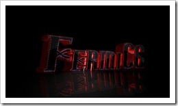 3d text with dancing leds and glow effect 3d text with dancing leds and glow effect