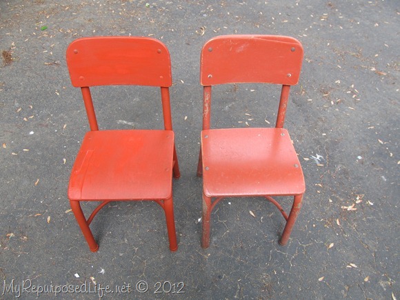 DIY Homemade Chalky Paint (kids table and chairs)