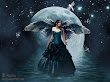 Moon Fairy Angel On The Lake