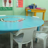 A table and chairs made for 4 year olds.  Sponsor one!