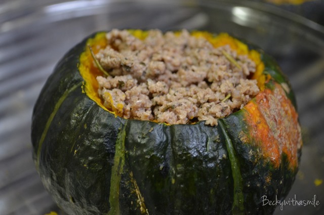 2013-11-21 Stuffed Kabocha 010