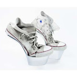 Dirty Sneaker Pumps Davide Allieri Makes Converse High Heels Called 'Precision Impression 4'
