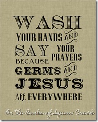 Wash your hands - gray