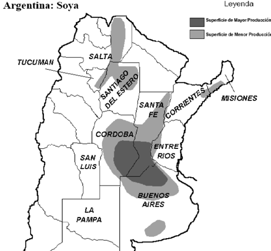 soja mapa soja mapa