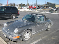 the Porsche with 'pittsburgh' on it... - note the aerodynamic flow of the road stuff!
