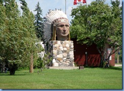 8471 Saskatchewan Trans-Canada Highway 1 Indian Head - Indian Head statue 8471 Saskatchewan Trans-Canada Highway 1 Indian Head - Indian Head statue