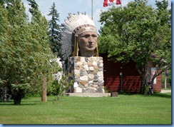 8471 Saskatchewan Trans-Canada Highway 1 Indian Head - Indian Head statue