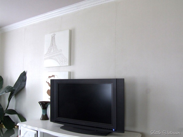 Cheesecloth textured walls Cheesecloth textured walls