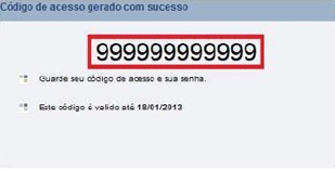 Código de acesso Código de acesso