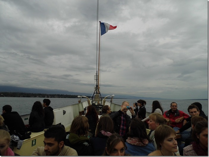 Leman lake Erasmus boat trip