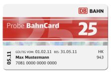 Probe BahnCard 25