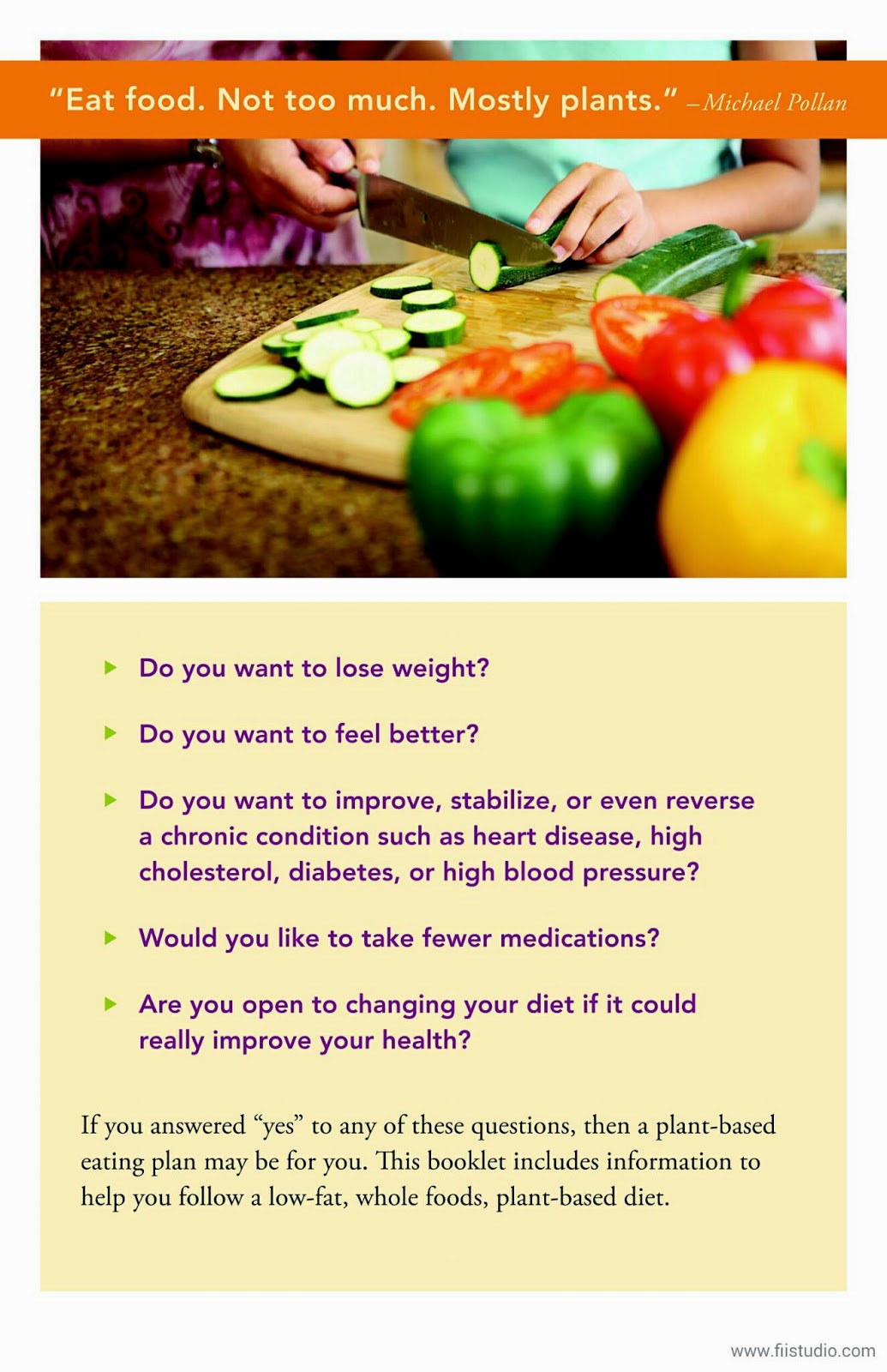 Healthy Living 123 (Since 2007) The Plantbased Diet Booklet A