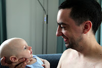 Oscar with Dad