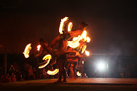 Fire dancers