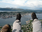 Fotbilde med første passasjer :-)