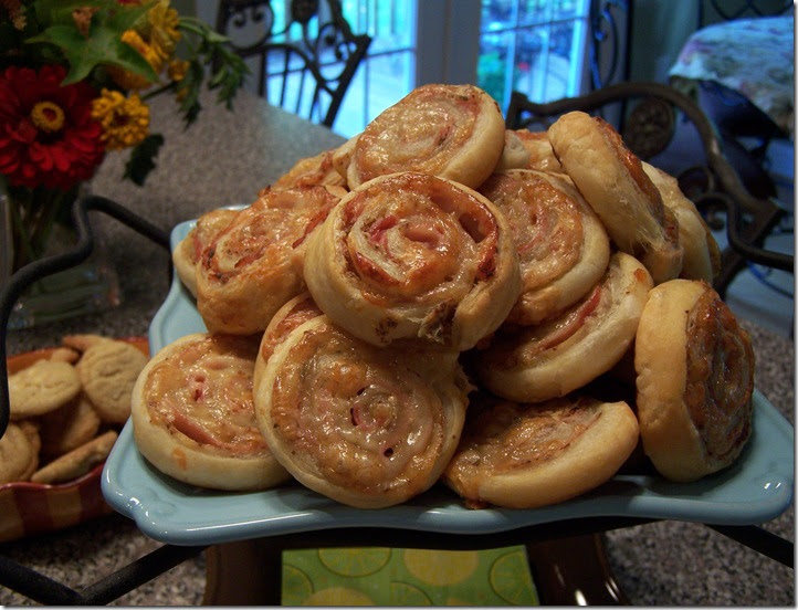 Pickles and Cheese Ham and Cheese Pinwheels
