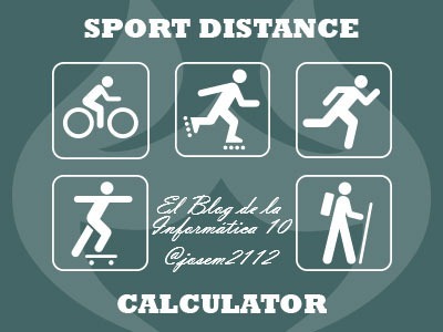 Calcular distancias running, cycling, walking …