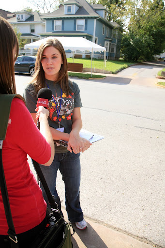 KSMU's Kristian Kriner interviews Sarah Trammella, the community event coordinator for the Urban Districts Alliance.

photo credit: Alex Crowder