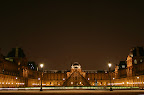 The Louvre at night