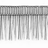 single diamond smocked pleat