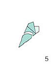 Use scissors to make four angled cuts to remove the top of the cone as shown. With a utility knife, cut a small rectangular sliver on each side of the cone. Attach to branches with hot glue. To decorate favor bags, fold the top of the bag over twice and punch a hole in one folded corner. Push colored brad through flower, then hole in the bag to fasten. Use scissors to make four angled cuts to remove the top of the cone as shown. With a utility knife, cut a small rectangular sliver on each side of the cone. Attach to branches with hot glue. To decorate favor bags, fold the top of the bag over twice and punch a hole in one folded corner. Push colored brad through flower, then hole in the bag to fasten.