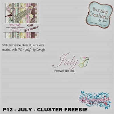 Romajo - P12 July - Cluster Freebie Preview