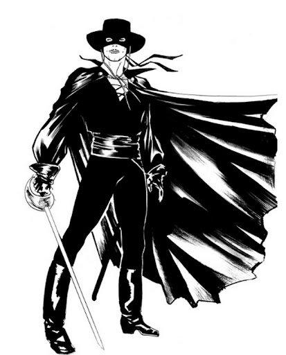 ZORRO COLORING PAGES