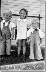 Jan Albert Iverson and Siblings Circa 1940