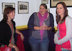 Eliza's mates hide in the corner.