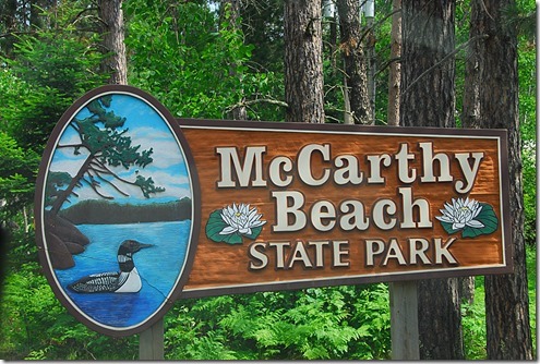 McCarthy Beach Sign